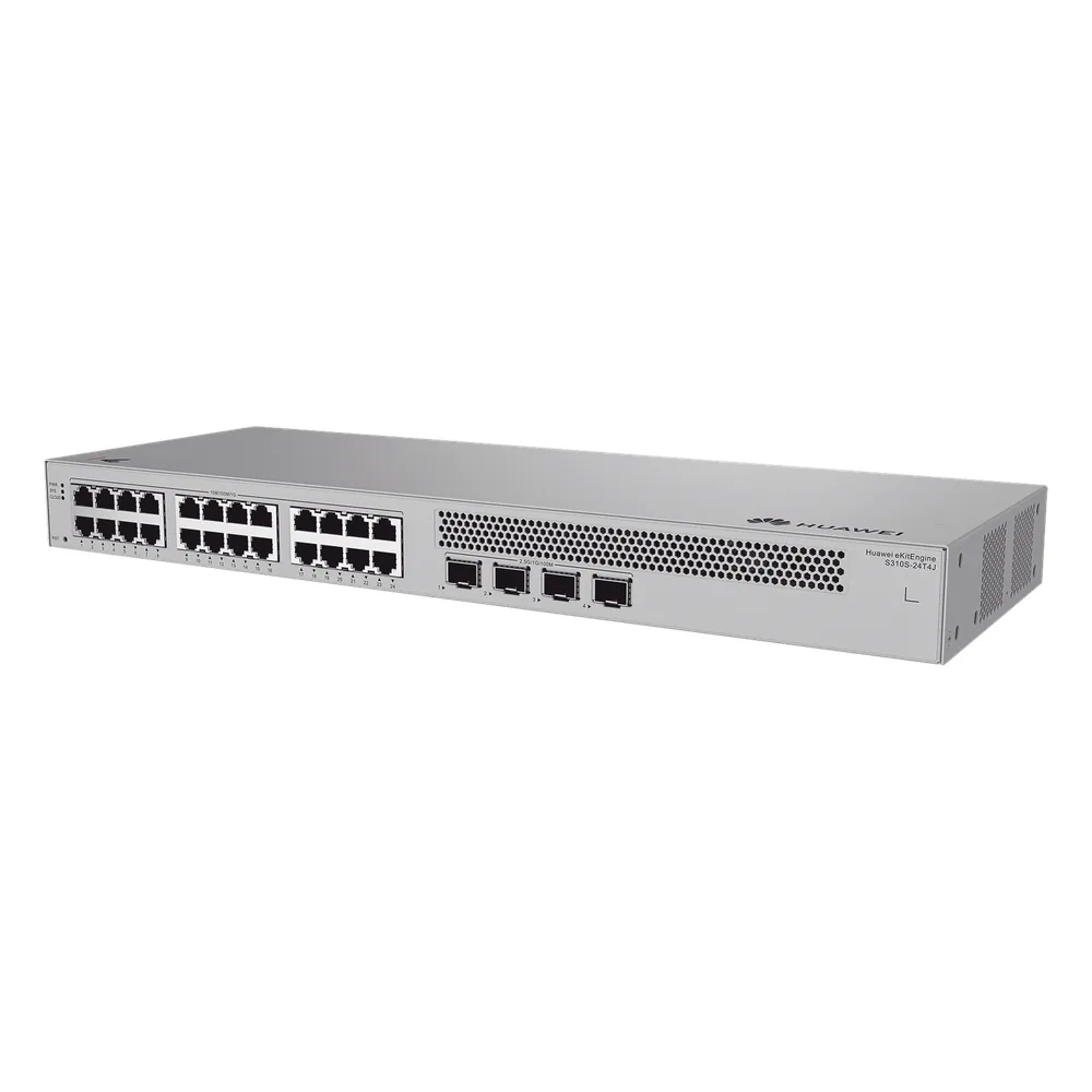 Switch de Acceso Gigabit Administrable Capa 2+ / 24 puertos 10/100/1000 Mbps / 4 Puertos 2.5GE SFP Uplink / ERPS / Rutas Estáticas / Administración Nube Gratis