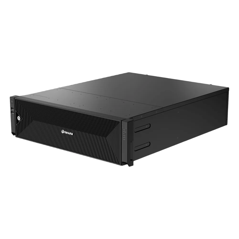 NVR 32 Megapixel (8K) con procesador Intel 12va generacion / 32 Canales IP / Soporta 16 Discos Duros / H.265 & Wisestream / Wisenet P2P / ONVIF / Compatible con Cámaras IA / NDAA complient