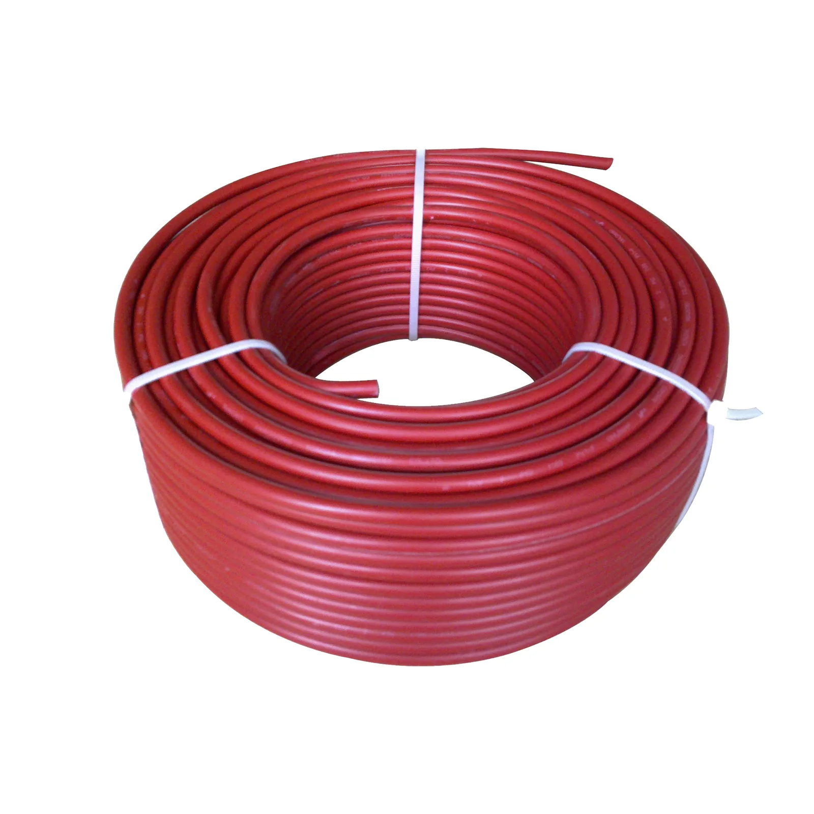 Bobina de 100 metros / Cable fotovoltaico / Rojo / Recubrimiento XLPE / 4mm² / 12 AWG / Hasta 1,800 Vcc