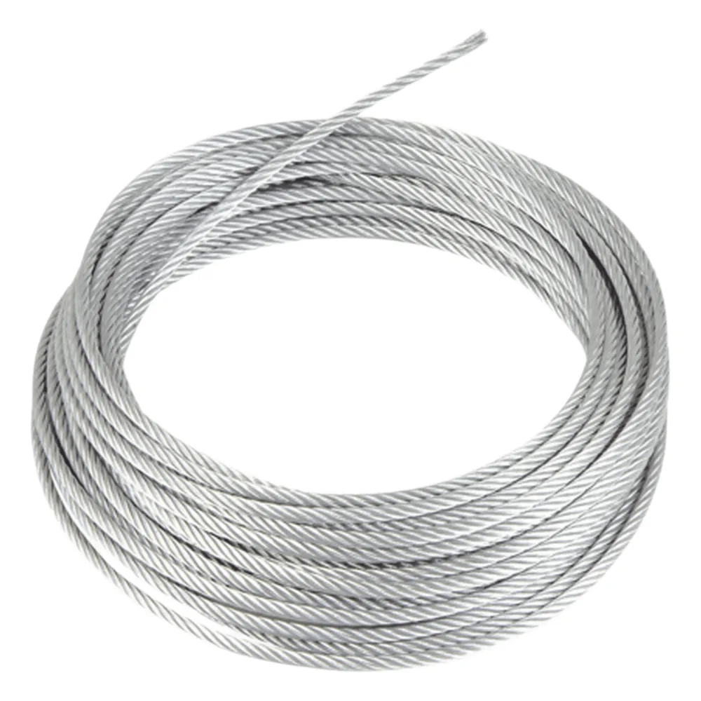 Rollo o carrete de 100 Metros de Retenida de 1/8" de Alta Resistencia, Galvanizado clase A.