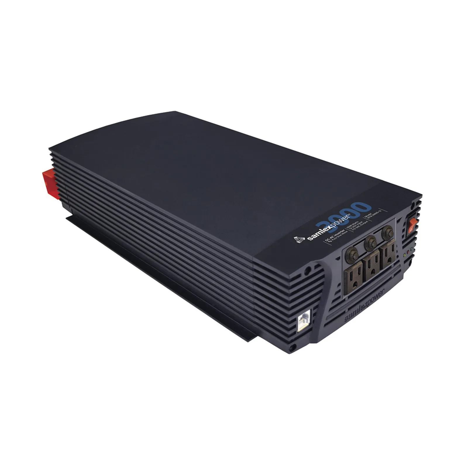 Inversor de Corriente de Onda Senoidal Pura 3000 W / 12 Vcc / Salida GFCI 120VCA