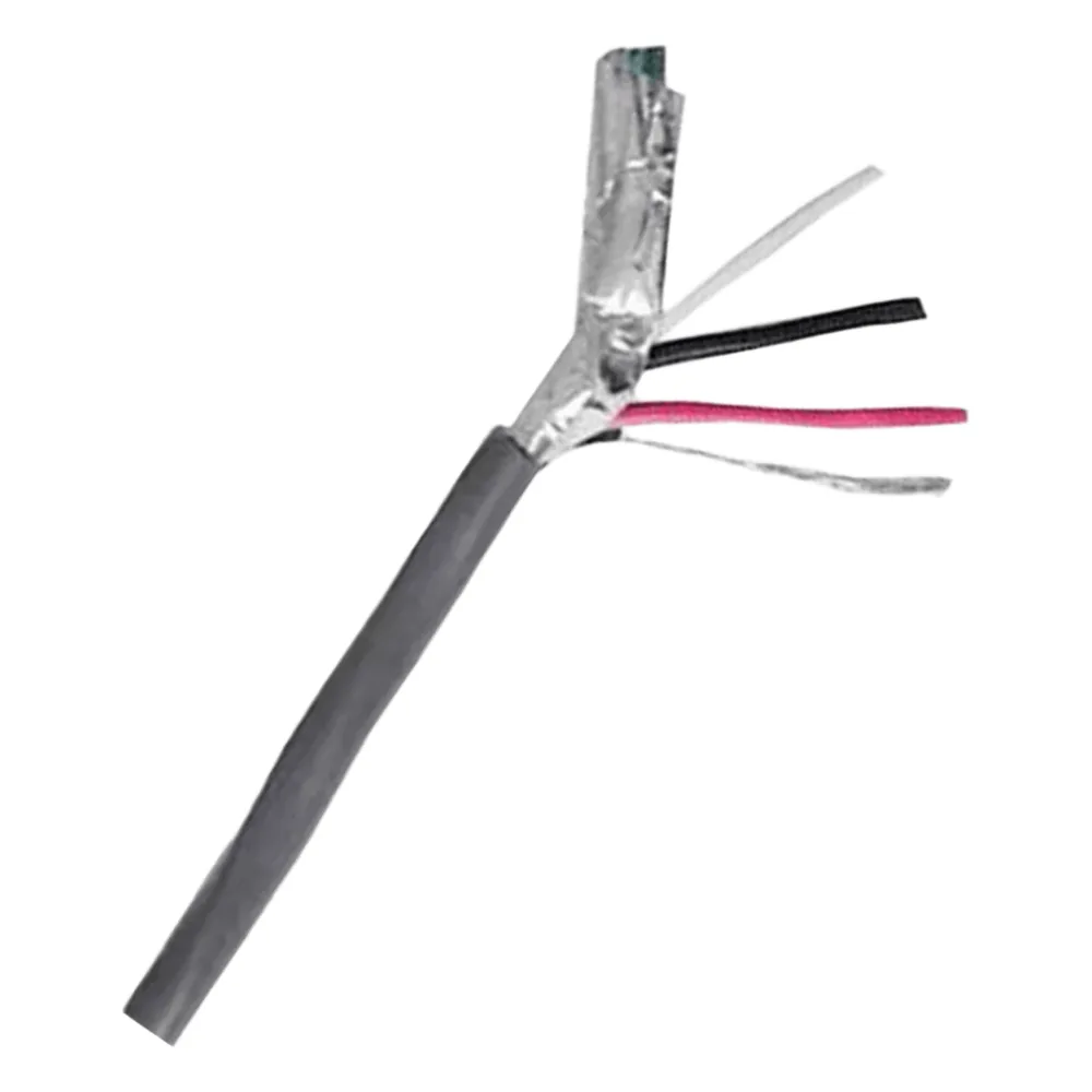 Cable Multiconductor CMR Shielded 3C/18 AWG / Blindaje Cinta Maylar Aluminizada + Dren / Cubierta PVC Riser Antiflama / 300V / 105°C / UL 444 y UL 1666 / Para Control de Acceso y Comunicaciones