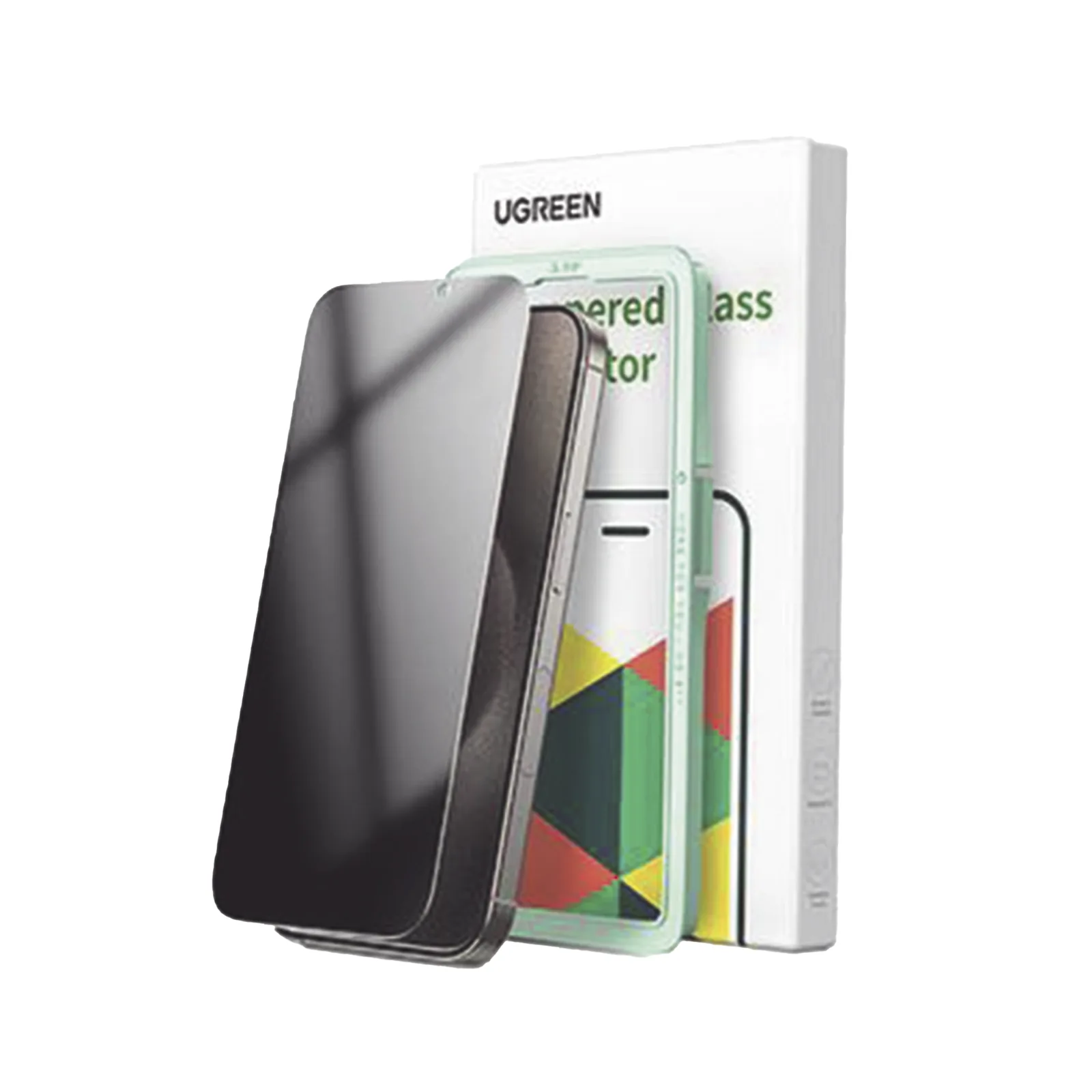Protector de pantalla UGREEN HD con marco de instalación para iPhone 16 Pro Max (paquete de 1)