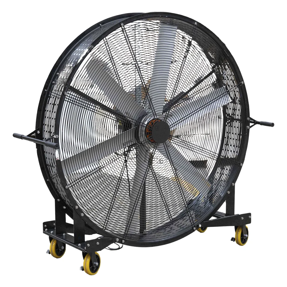 Ventilador Industrial Móvil Ultra Silencioso de 1.5 m y 127 Vca, Ideal para Almacenes, Hangares, Líneas de Producción, Gimnasios