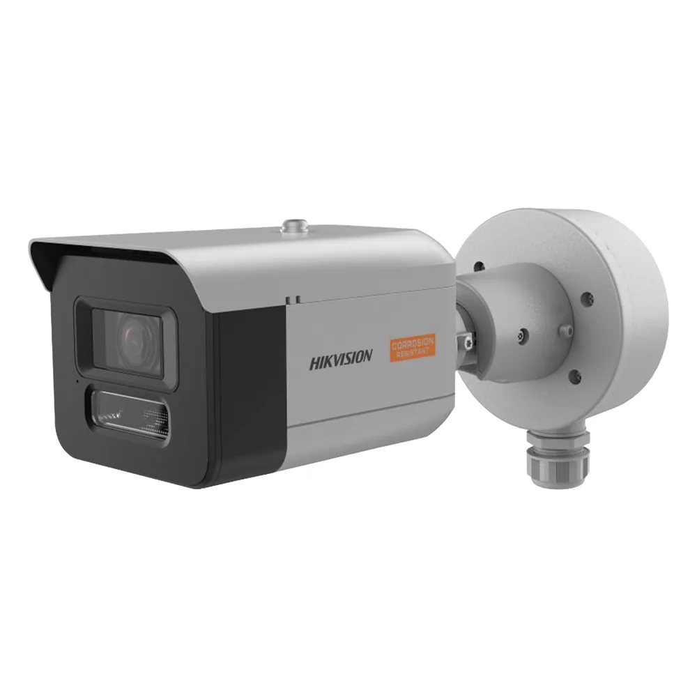Bala IP 4 Megapixel / Lente Mot. 7 a 35 mm / Polimero Anticorrosivo (Ideal para Zonas Costeras o Alta Salinidad) / ColorVu / Dual Light (50 mts IR + 50 mts Luz Blanca) / WDR 130 dB / Exterior IP68 / IK10 / ONVIF