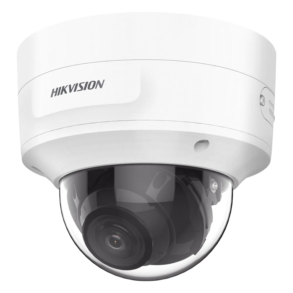 Domo IP 8 Megapixel (4K) / Lente Mot. 2.7 a 13.5 mm / 40 mts IR EXIR / Exterior IP66 / IK10 / DARKFIGHTER / Audio y Alarma I/O / PoE+ / ONVIF / Micro SD / 4 Analíticos: AcuSense, Deteccion Facial, Conteo de Personas por Cruce y Zona