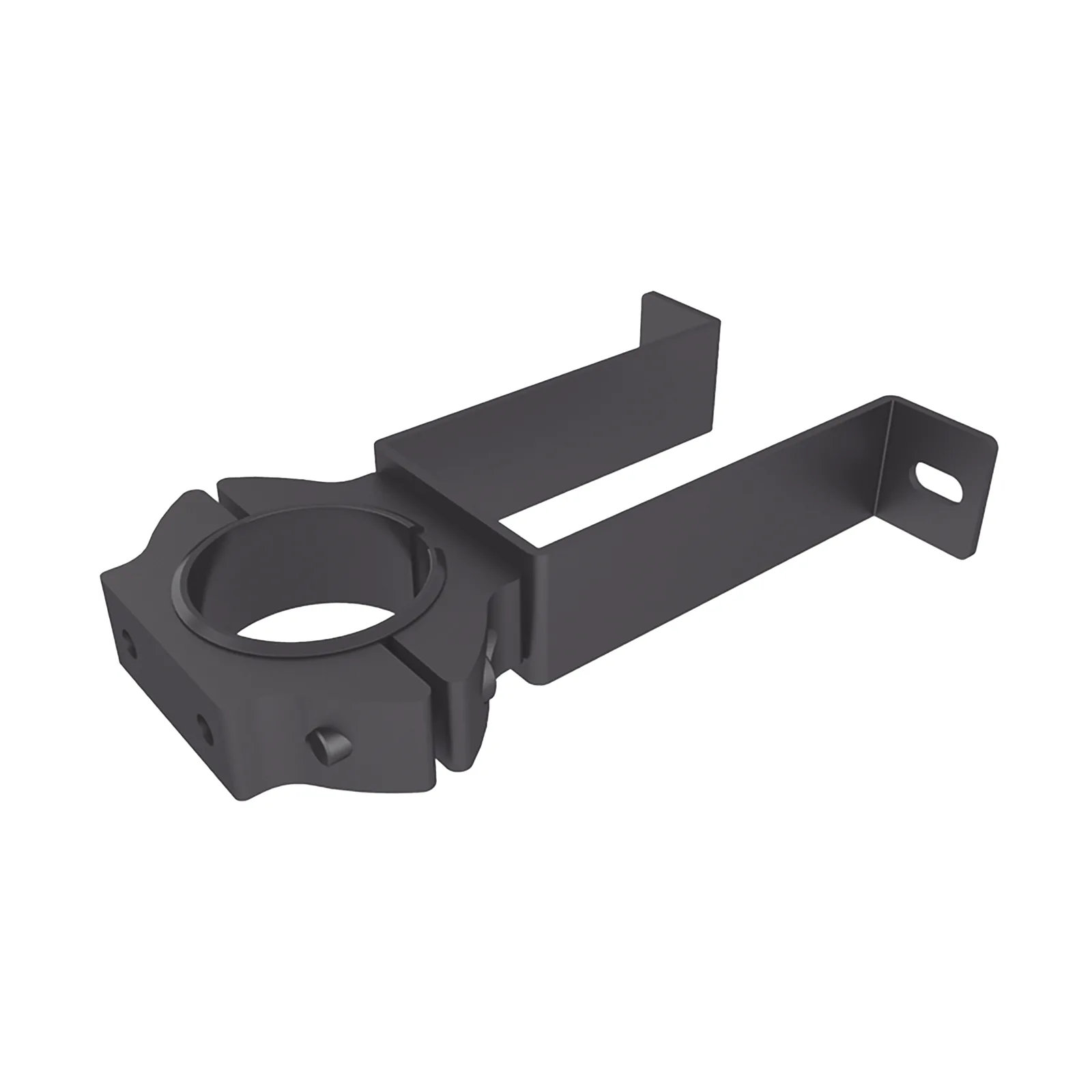 Soporte de pared con abrazadera para poste