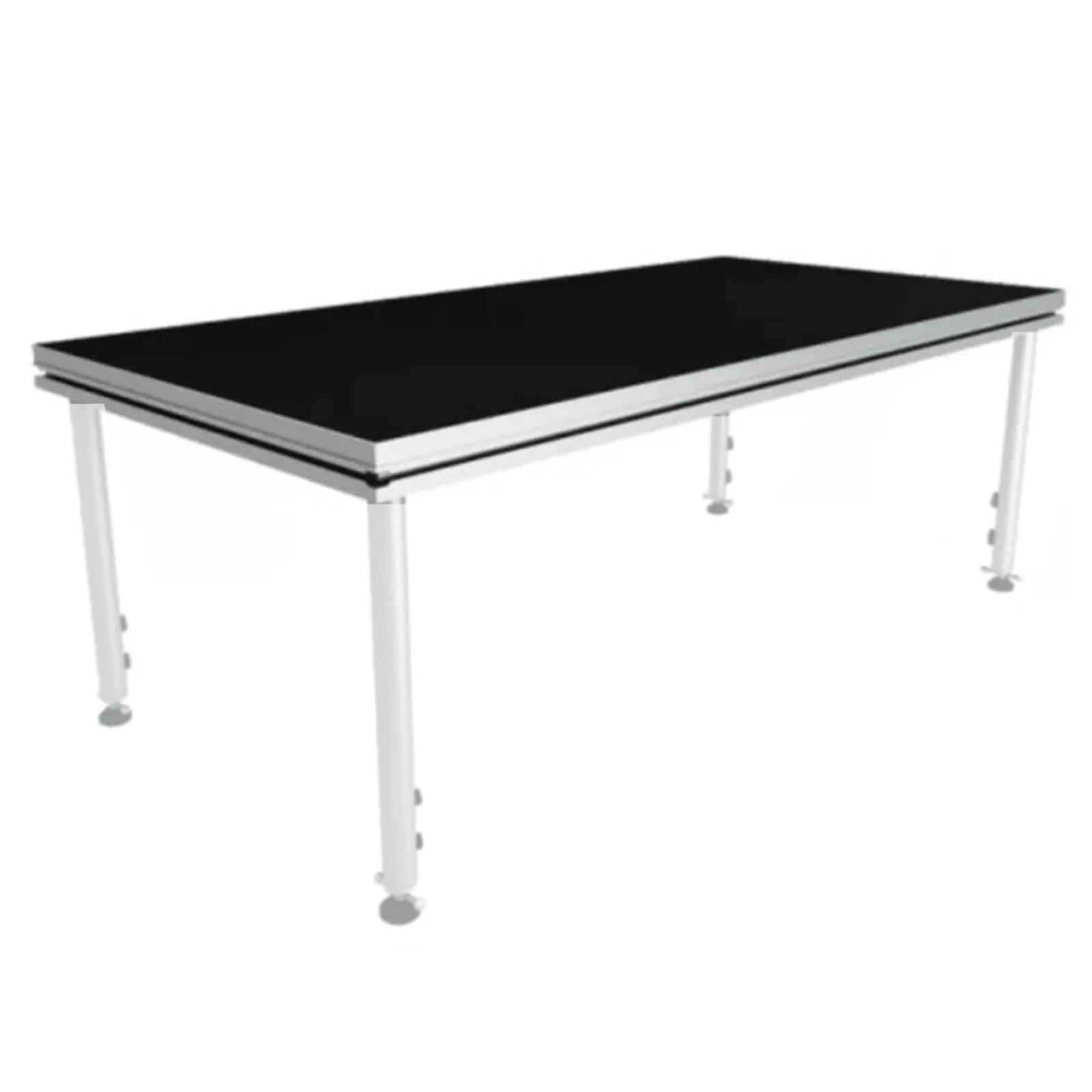 Tarima Modular para Escenario | 2m x 1m | Aluminio con Superficie Antideslizante | No incluye patas