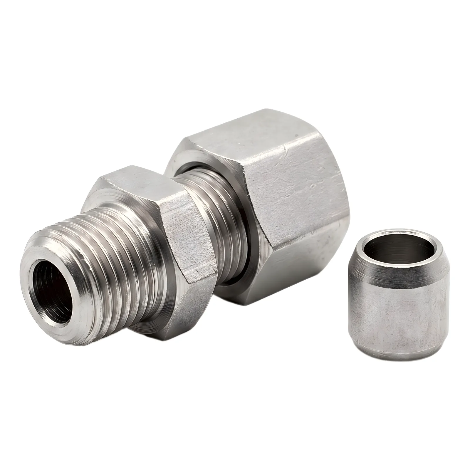 Adaptador para Manguera Piloto de Alta Presión / Sistema Oxeo / DN4 (1/16") / Unión M12 x 1.5 / Cono 24° con O-Ring (DKOL) / 375 bar (5439 psi) / Acero Galvanizado / cULus / FM Approved