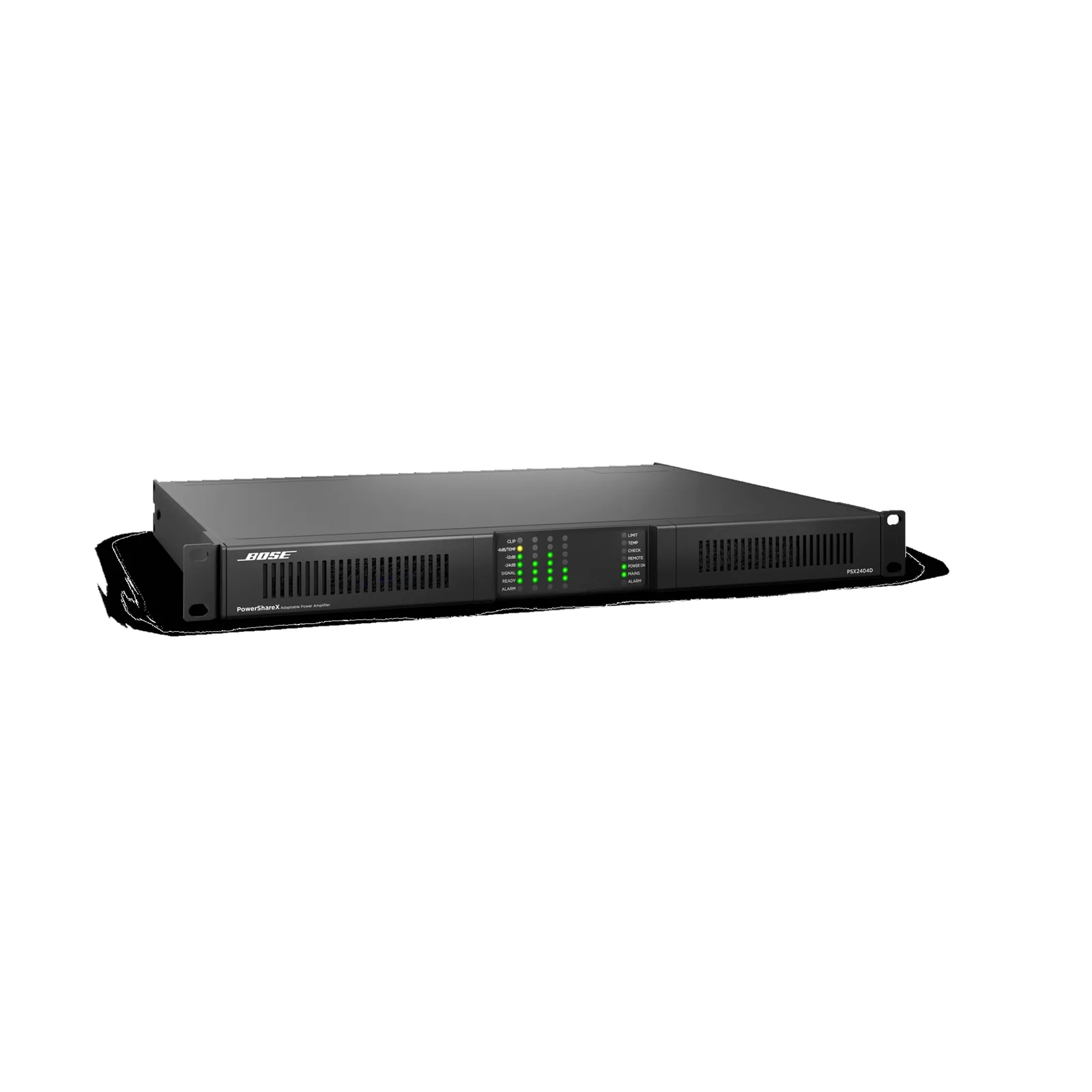 Amplificador de Audio PowerShareX | 4x600w | Potencia Adaptable | DSP | Dante | Baja Impedancia | 70/100V