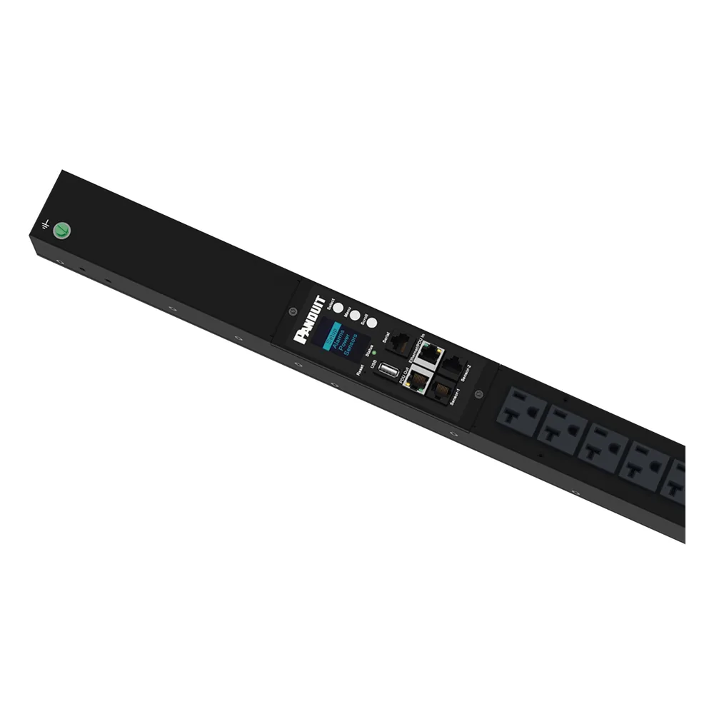 PDU G6 Monitoreable (MI) para Distribución de Energía, Enchufe de Entrada NEMA 5-15P, Con 16 Salidas NEMA 5-20R, de Instalación Vertical, 120 Vca, 15 Amp