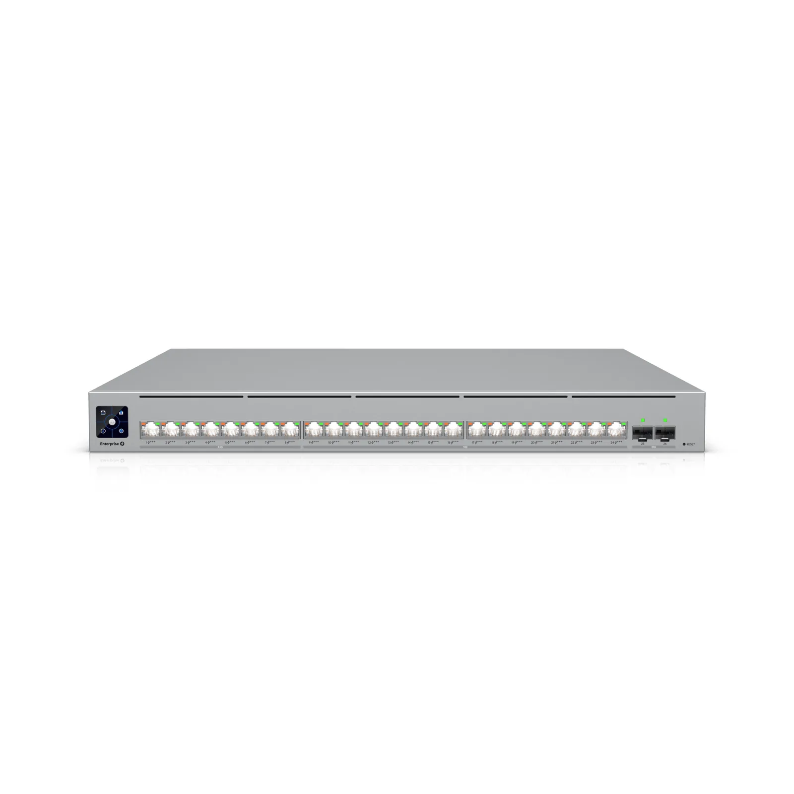 Enterprise Campus 24 PoE, Switch Empresarial Etherlighting™ PoE+++ Capa 3 de 24 Puertos (16 x 10 GbE y 8 x 2.5 GbE) y 2 Puertos SFP28 de 25 G de Alta Disponibilidad