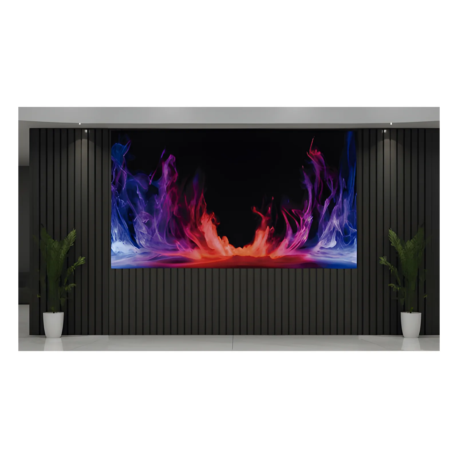 Kit de Videowall LED pitch 1.8 / 3.0 x 1.68 Metros / Diagonal 135" / Resolución 1600 x 900 / Instalación a Pared