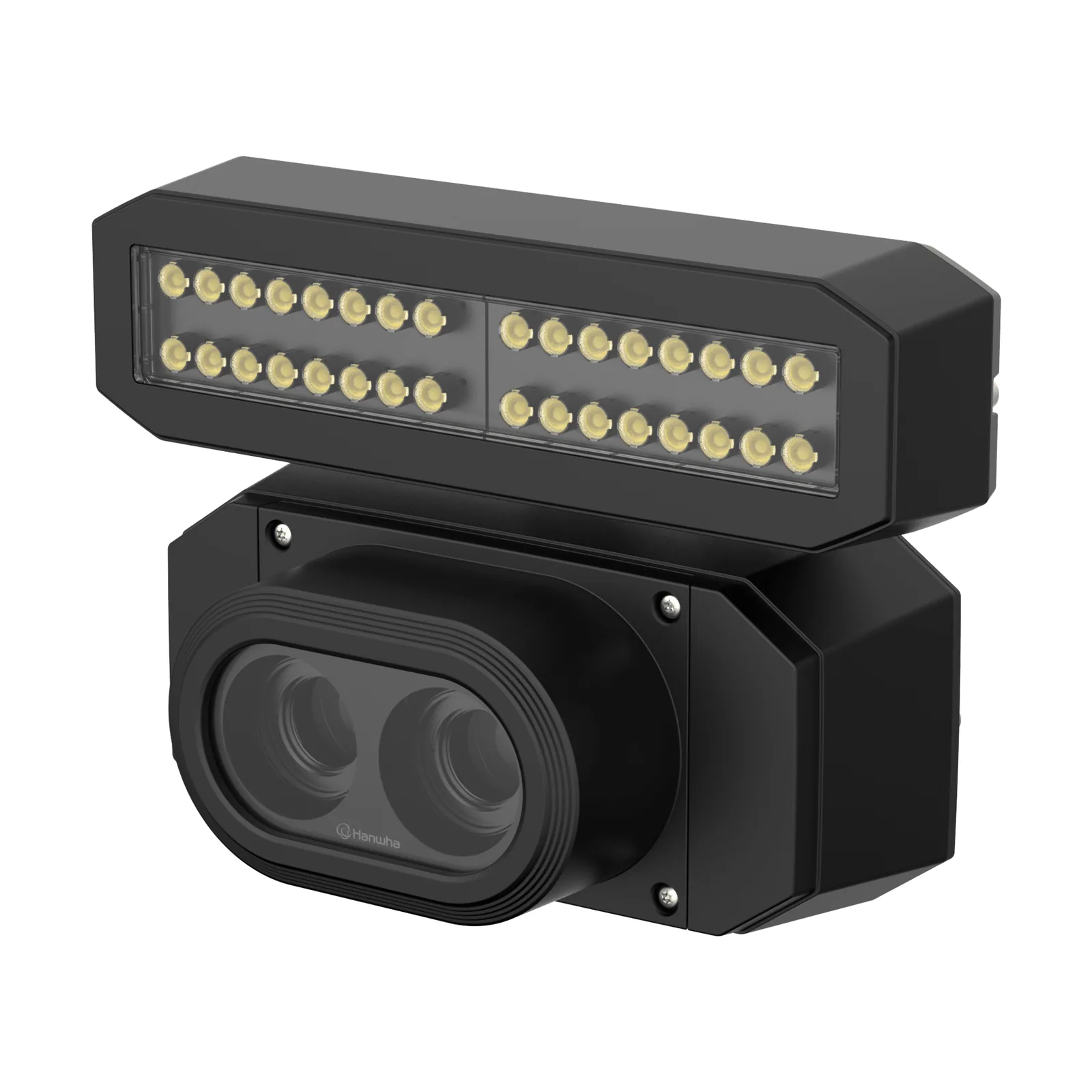 Camara IP Dual 4K, Funcion para reconocimiento de Codigos de Barra BCR / 2 lentes 25mm / Luz Blanca incluida /
