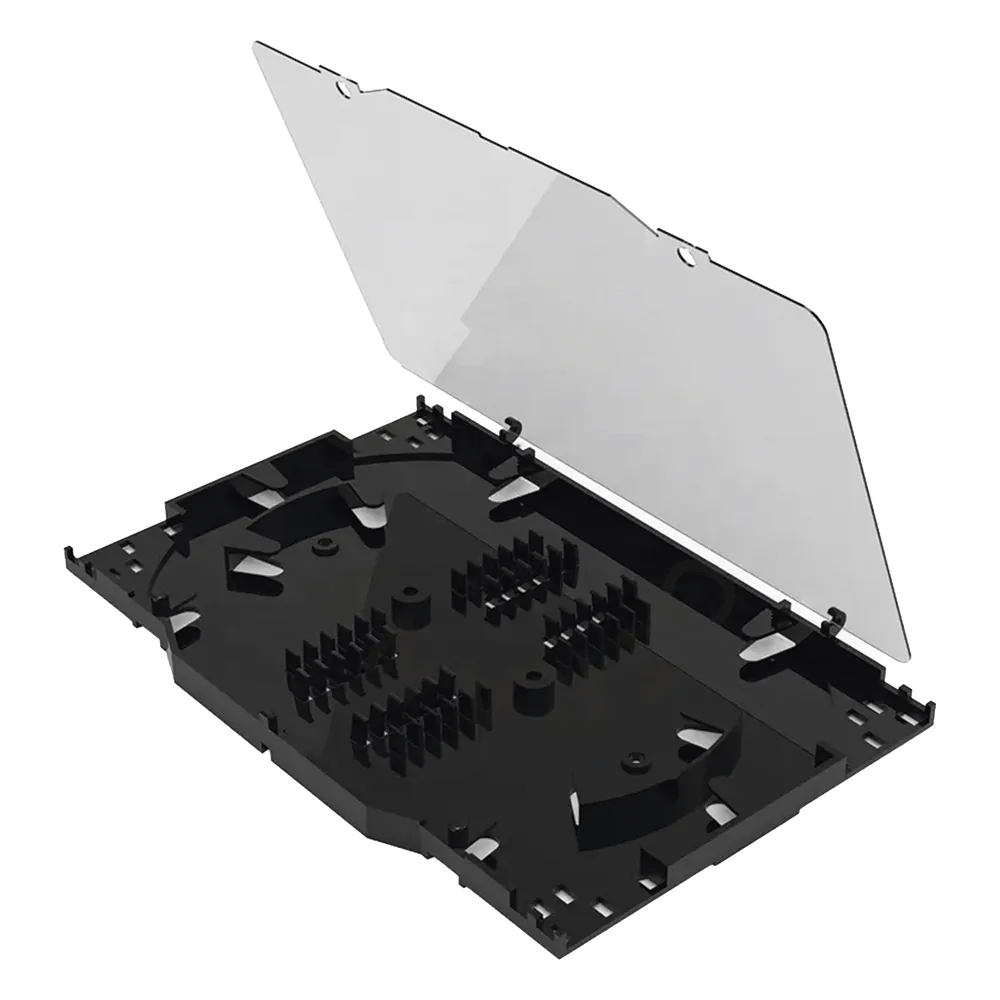 Charola de Empalme para Fibra Óptica, Protección para 24 Empalmes de Fusión o Mecánicos, Compatible con Distribuidor LPODF8024
