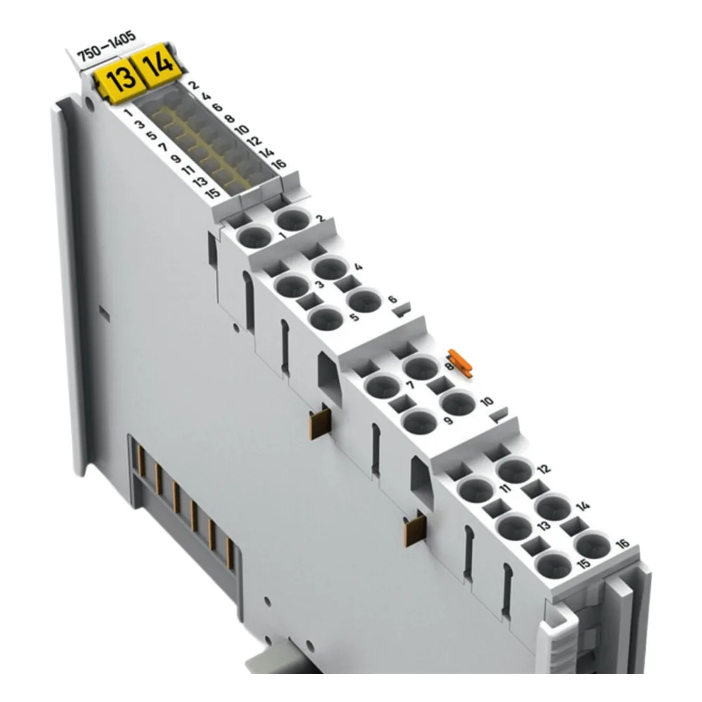 Módulo de Entrada Digital / 16 Canales / 24 VDC / Filtro RC 3 ms / Push-in CAGE CLAMP® / Aislamiento 500 V / IP20