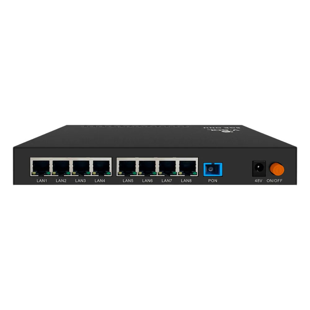 ONU Dual EPON/GPON / 8 Puertos PoE 802.3at Gigabit / 1 Puerto SC/UPC