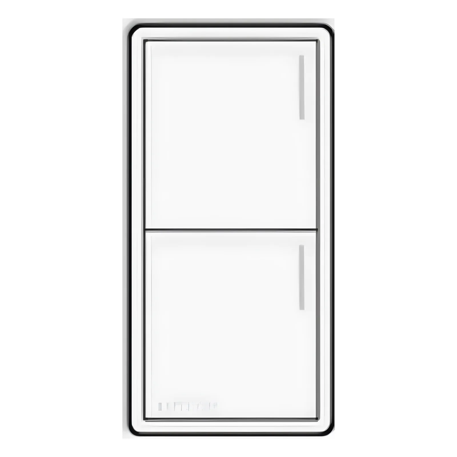 Botonera híbrida Sunnata RF de 2 botones con dimmer integrado, acabado blanco, para RadioRA 3