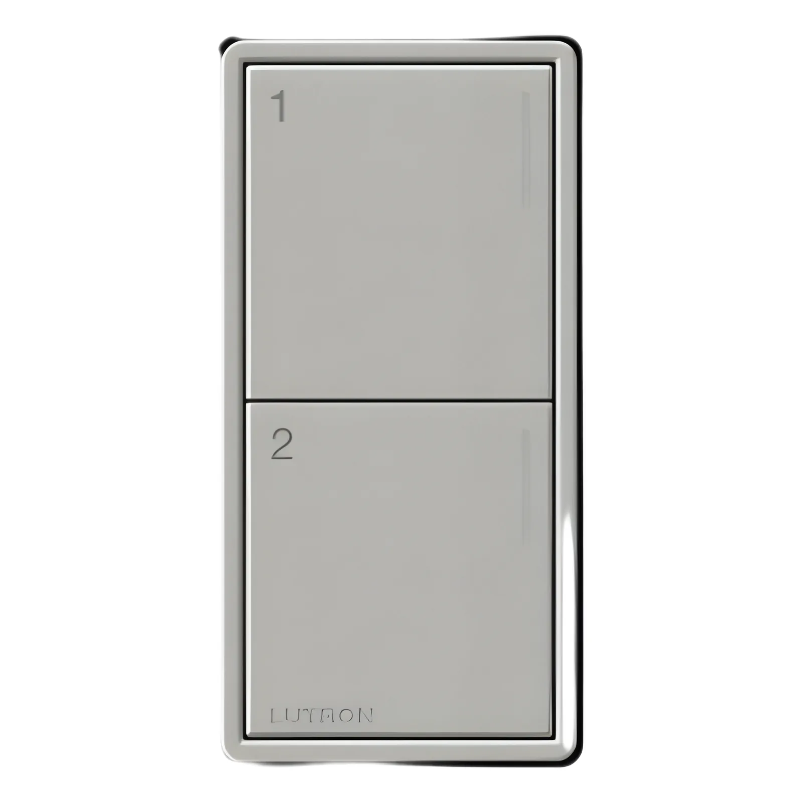 Botonera de pared Sunnata con 2 botones de escena, RF 2.4 GHz, color Pebble, para sistema RadioRA 3