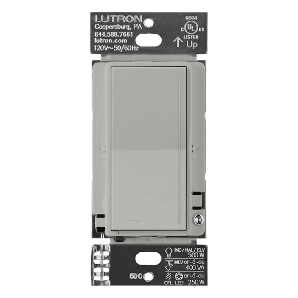 Atenuador auxiliar de pared para control multilocación 3 vías, complemento del dimmer principal Sunnata RadioRA 3