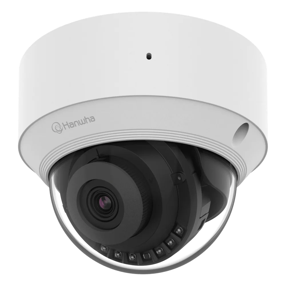 Cámara IP Tipo domo Interior 5 Megapíxel / Lente fijo 3mm / IR 25M / WDR 120db / H.265 & WiseStream / Inteligencia Artificial Deteccion de Personas y vehiculos