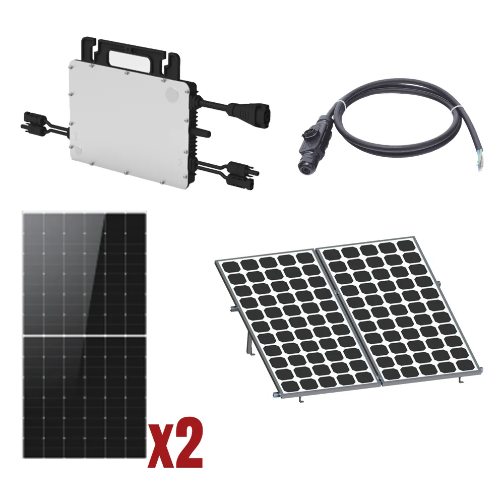 Kit Solar Interconexion / 1kW 220Vca / Microinversores HOYMILES / Montaje Incluido