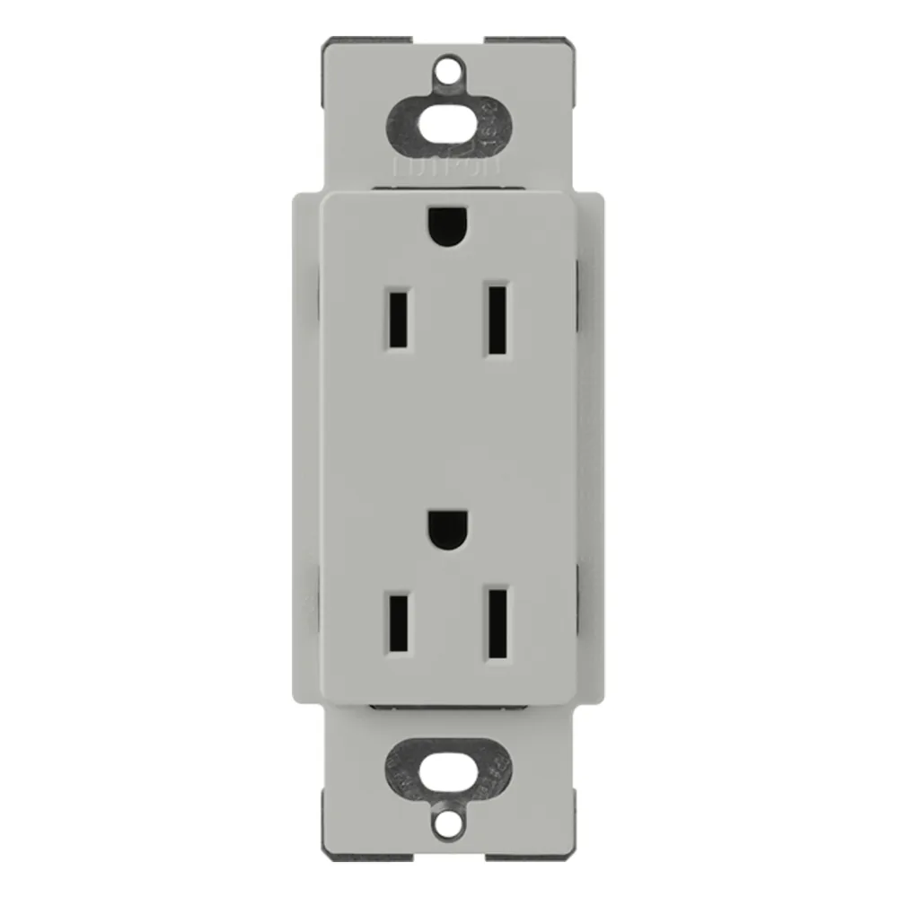 Receptáculo dúplex de pared de 15 amperios
