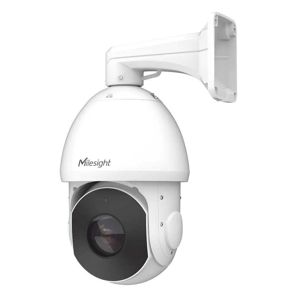 Cámara de Red Tipo Domo AI Zoom Óptico 42X / 4K HD 30fps / 140dB Super WDR / Control PTZ Inteligente / IR 300m / IP66 IK10 / ONVIF y VMS