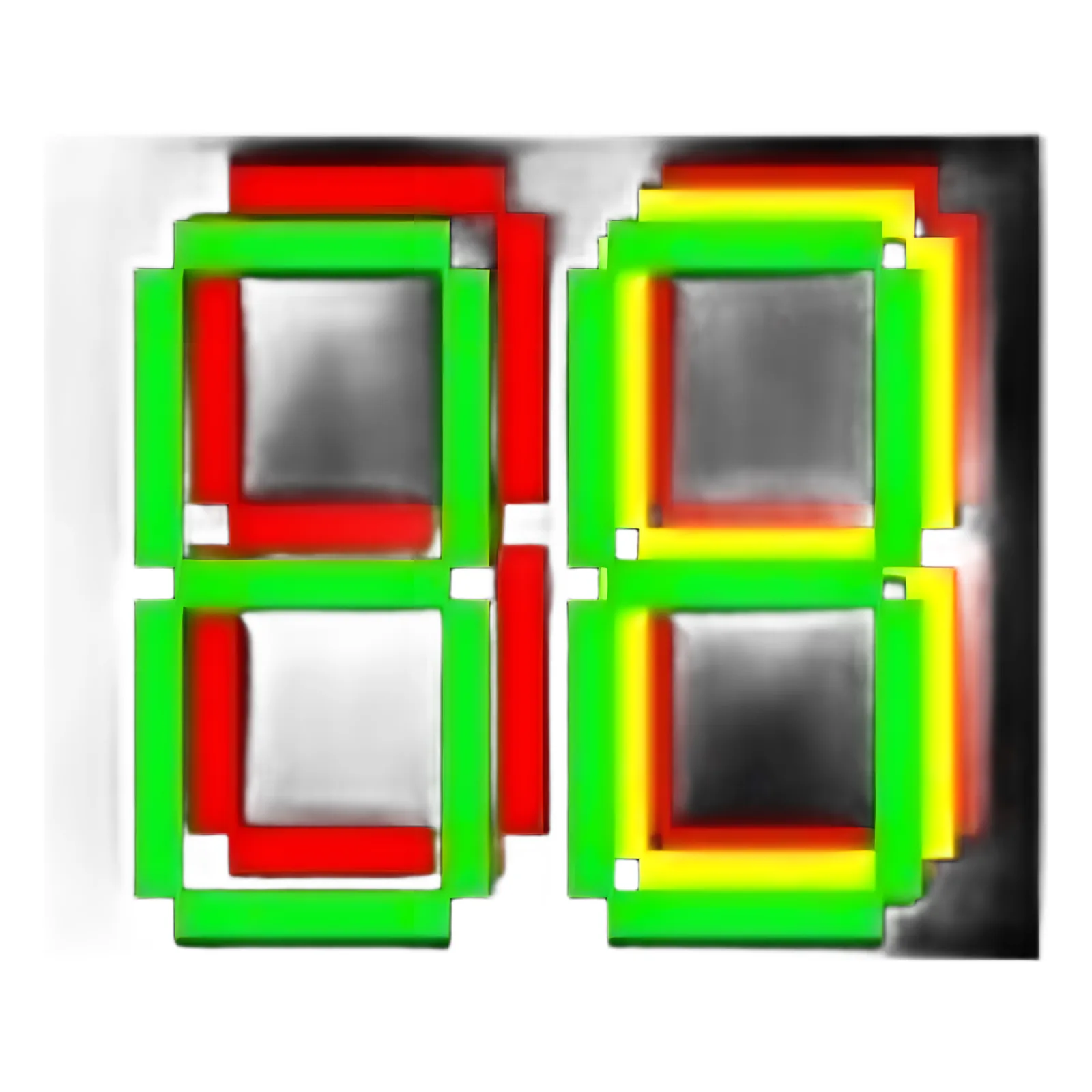 Semáforo de Cuenta Regresiva DX-3-T-1 / LED / Colores Tricolor / Carcasa PC + ABS / Protección IP53 / Visualización Simultánea de Tiempo y Colores
