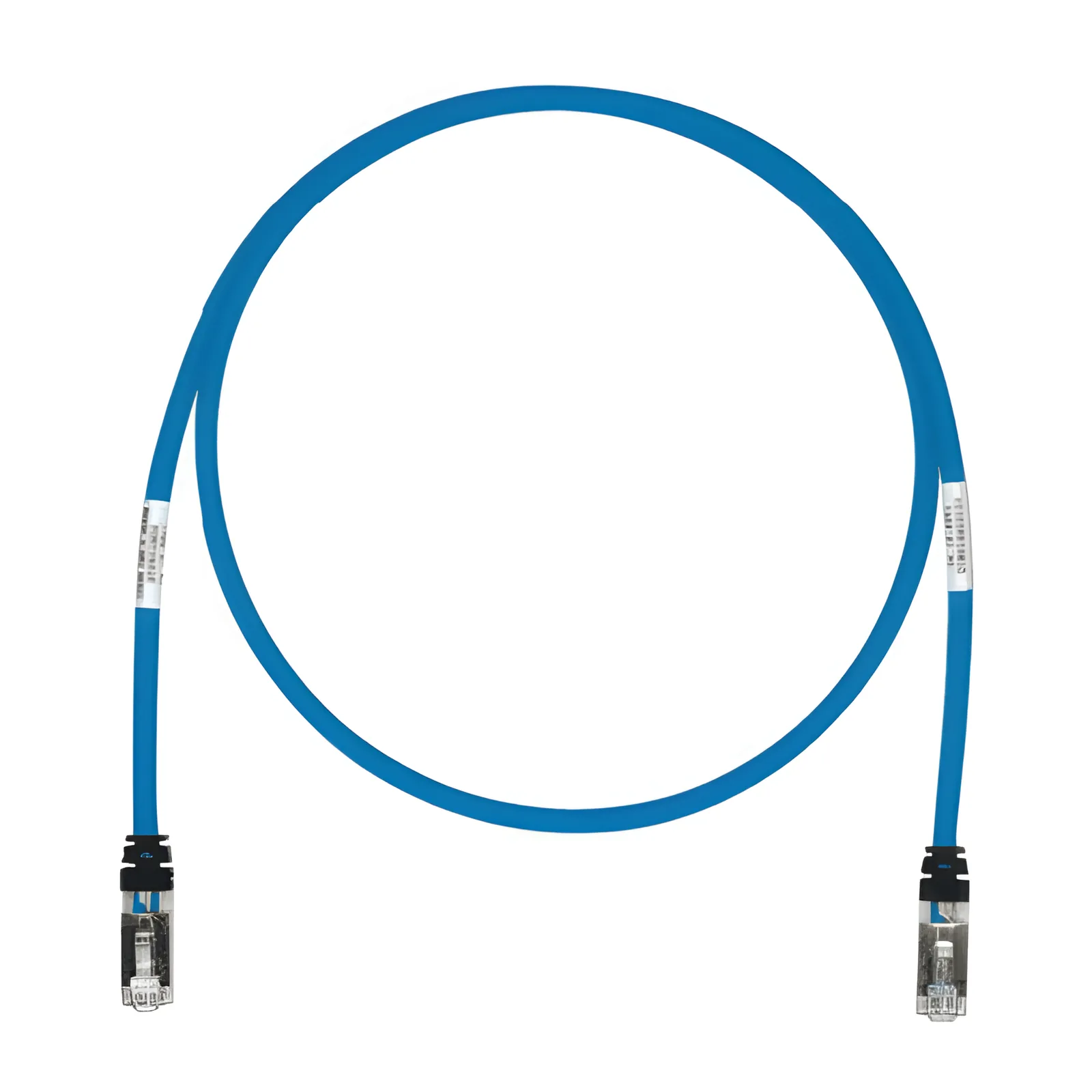 Patch Cord Cat6A, Blindado S/FTP, CM/LS0H, 12.19 Metros (40 Pies), Color Azul