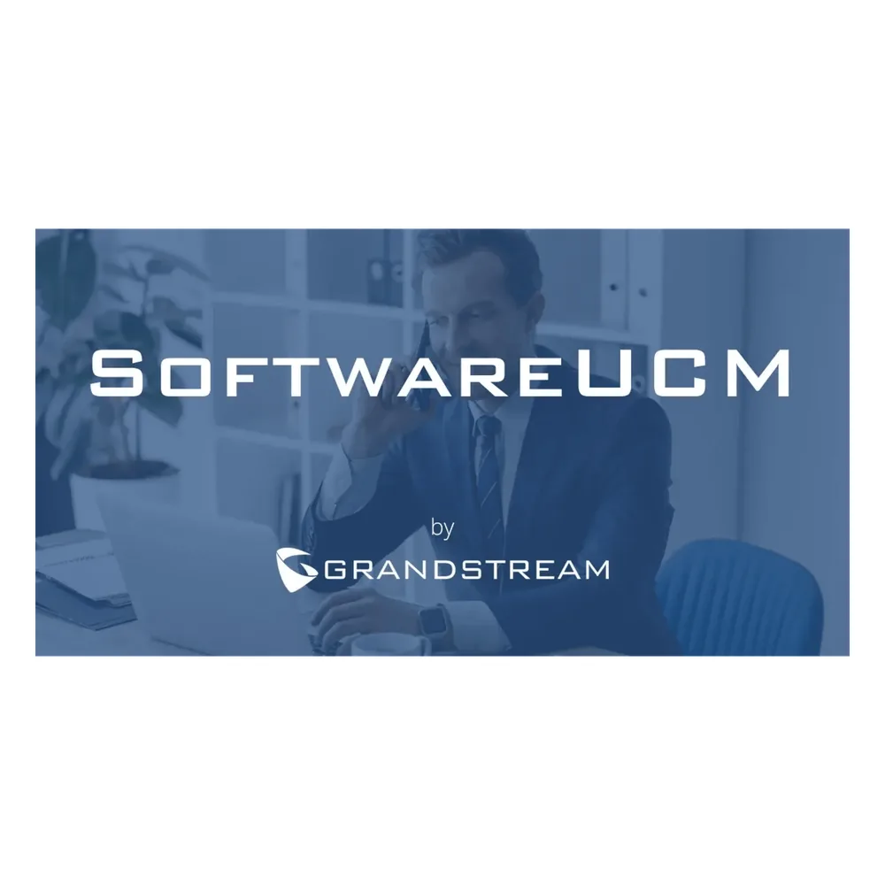 Paquete Base Software UCM / El paquete base incluye 100 usuarios y 24 llamadas simultaneas / UCM puede soportar con licenciamiento adicional de forma anual / Hasta 1000 llamadas simultáneas / Escalabilidad con planes desde 100 hasta 5000 usuarios