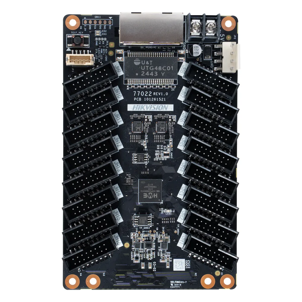 Tarjeta Receptora 16 Puertos / Carga Máxima 512×512 Píxeles / 16 Bit Nivel de Gris / Corrección de Cromaticidad Punto a Punto / Ajuste Gamma RGB Independiente / Compatible con 3D