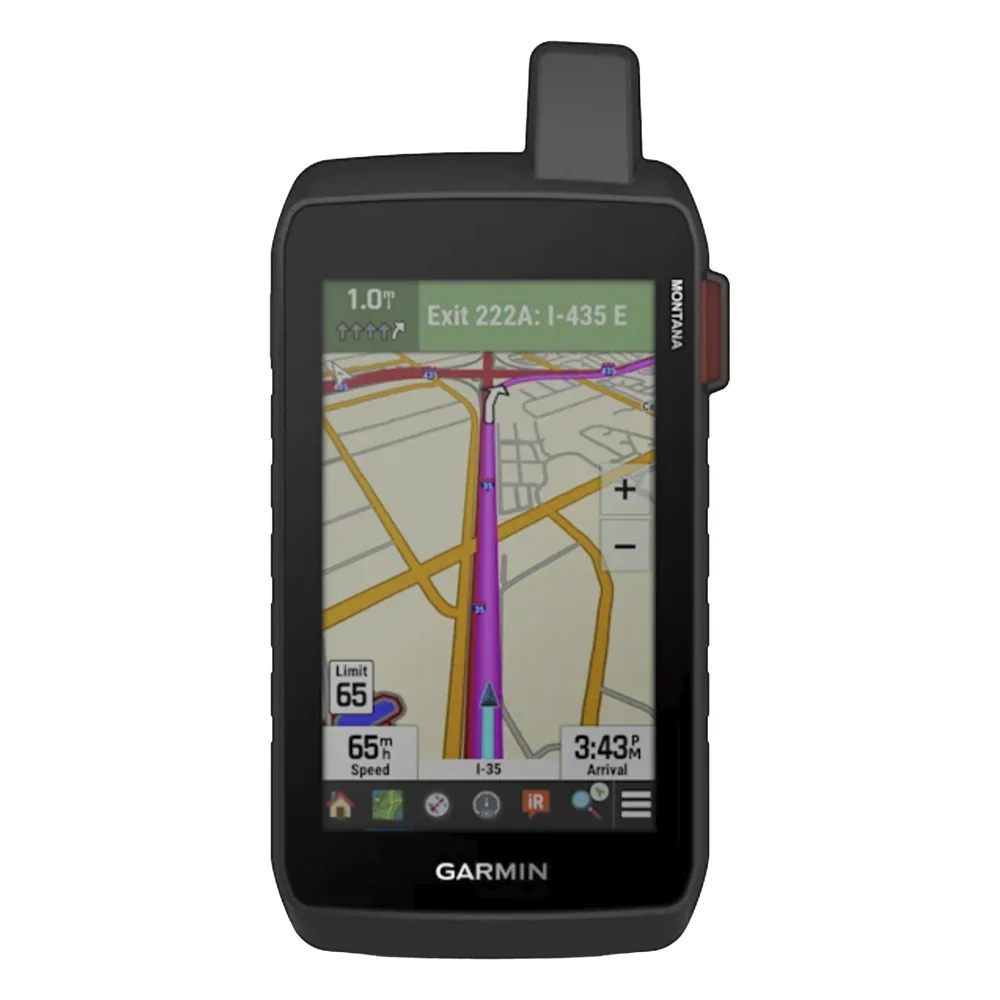 Navegador GPS Outdoor Montana® 760i / Pantalla Táctil WVGA 5″ / Resolución 480 x 800 píxeles / Batería de Ion-Litio hasta 24 Horas / Resistencia IPX7 / MIL-STD-810 / Cámara 8 MP / Brújula de Tres Ejes /