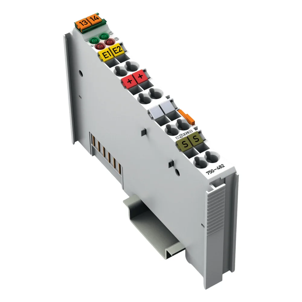 Módulo de Entrada Analógica / 2 Canales 4-20mA HART / Aislamiento Galvánico 500V / Protocolo HART / Protección Sobrecarga / Filtro Parametrizable / IP20