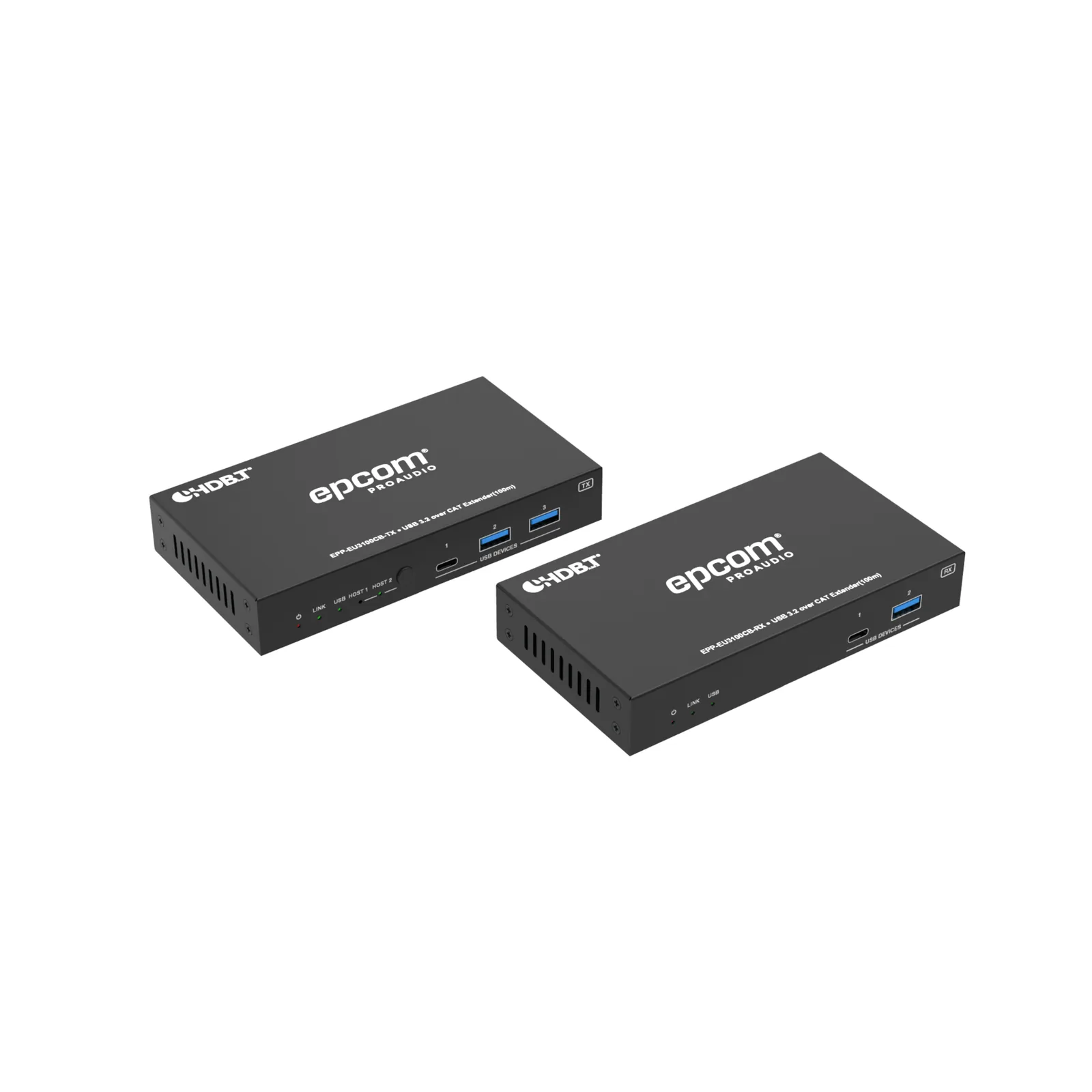 Extensor USB 3.2 Gen 1 | 100 m | Cable CAT6a | Velocidad 5 Gbps | Puertos USB-C y USB-A | PoC Bidireccional 24V | Compatible Con Dispositivos USB Variados