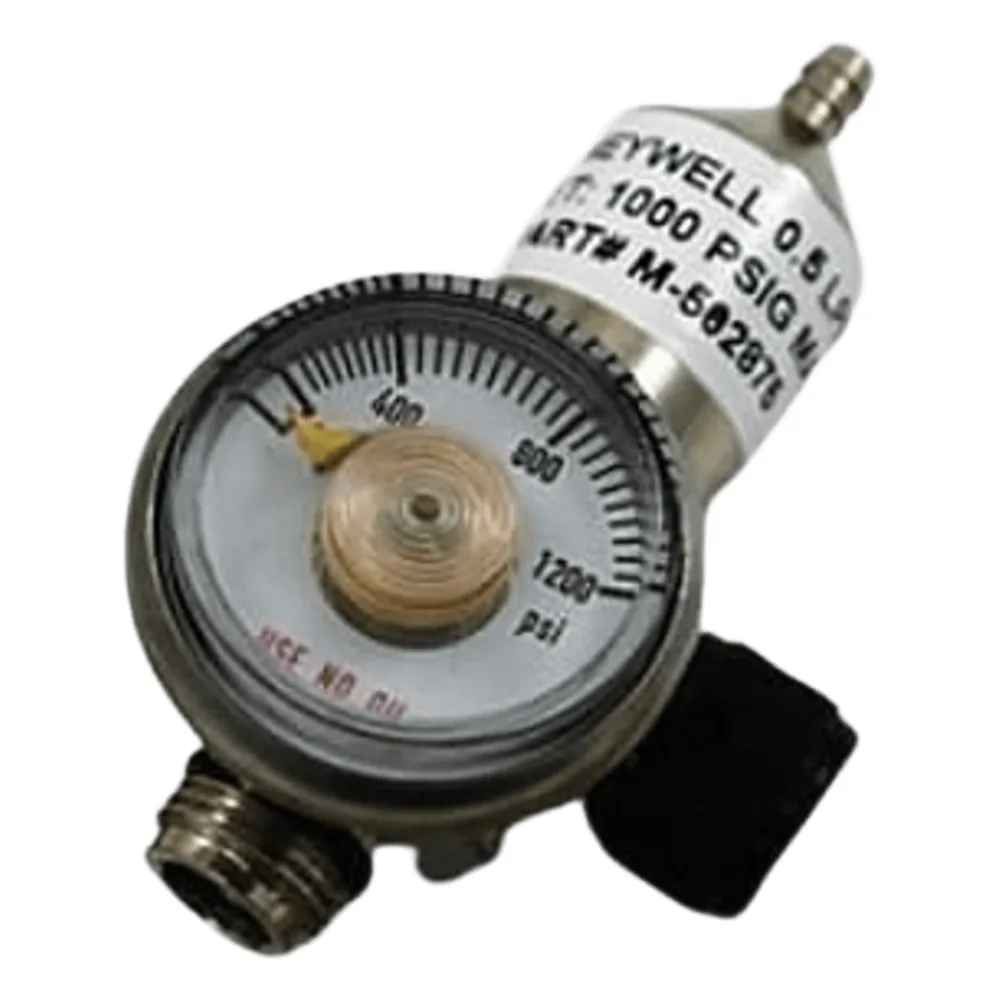 Regulador de gas de calibración con flujo ajustable a 0.5 L/min para cartuchos de sensor de la serie E3Point