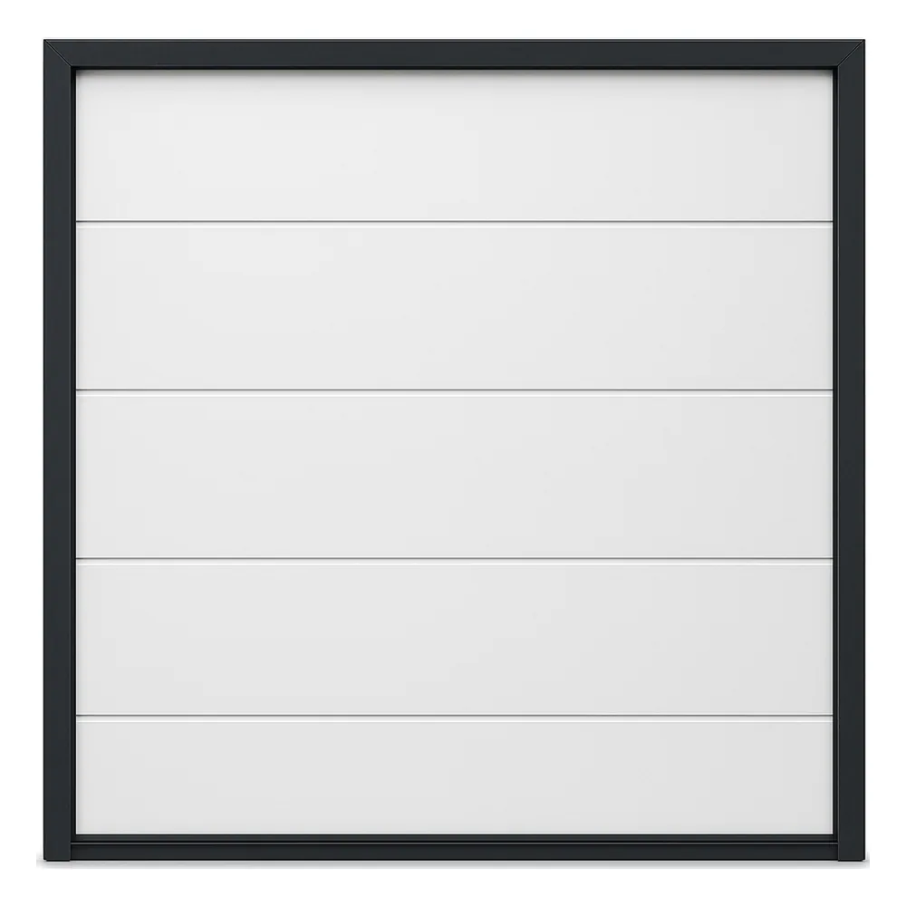 Puerta de Garage de Alta Calidad / Linea Central / Color Blanco 20X7 pies, AISLADA, Estilo Americana .