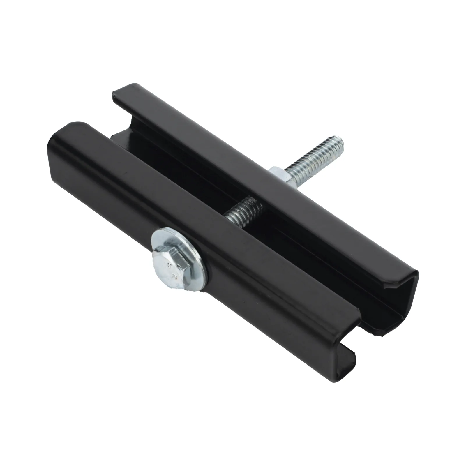 Coples para Escalera Tubular de 1.5" de Peralte y 12" de Ancho, Acabado con Pintura Epóxica Color Negro, Ideales para la Unión de Tramos de Escalera Tubular, Se Requieren 2 Coples por Cada Unión