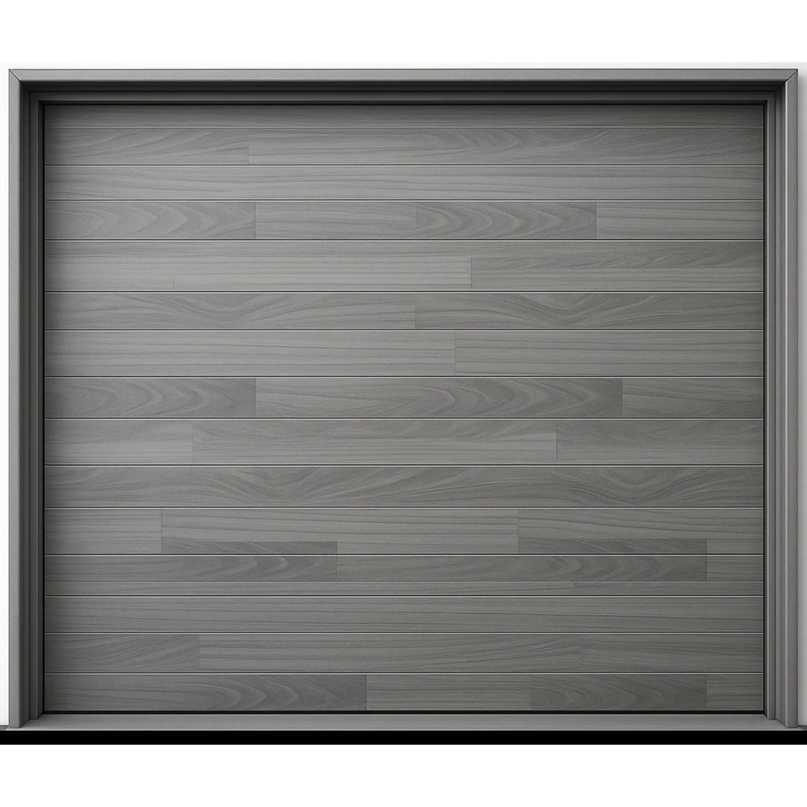 Puerta de Garage de Alta Calidad / Estilo Americano / Acabado Laminado PREMIUM / Color Gris / 10x8 Pies.