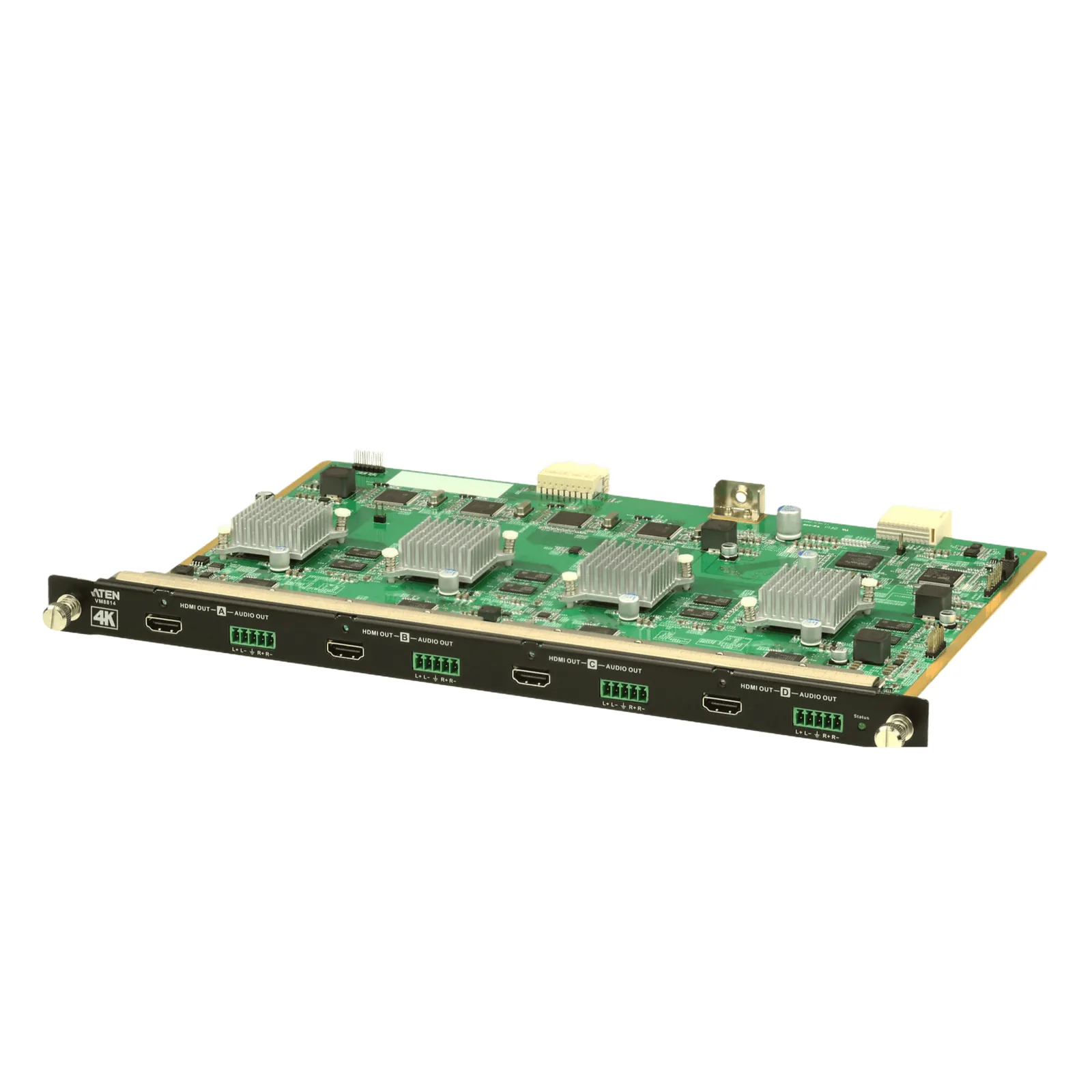 Placa de Salida HDMI 4K | 4 Puertos HDMI | Escalador 4K | Seamless Switch | EDID Expert | Compatible HDCP 2.2 | Video Wall | FrameSync | CEC | Compatible VM3250 y VM1600