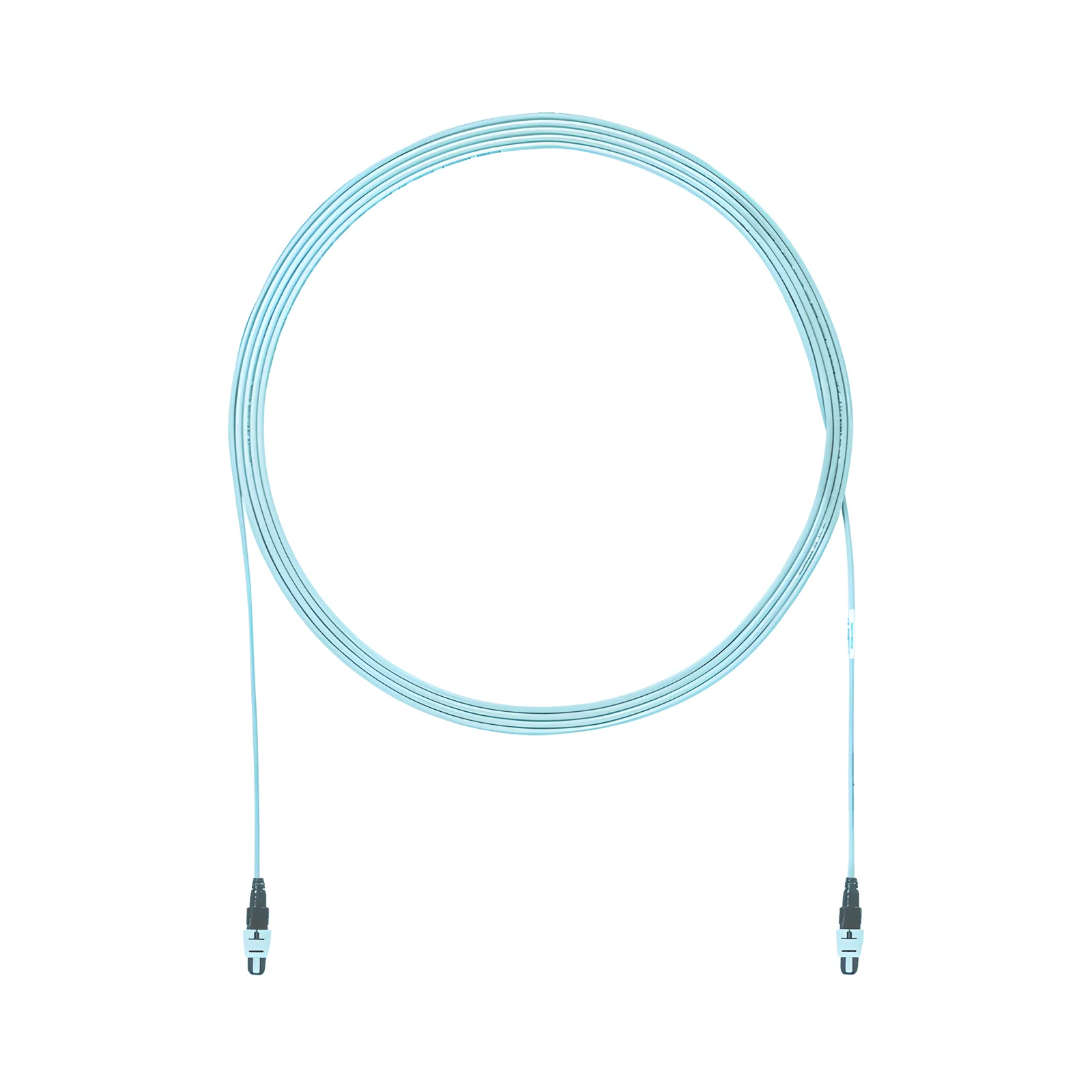 Cable de Interconexión de 12 Fibras Ópticas Multimodo OM4, Con Conector Pan-MPO Hembra - Hembra, Polaridad B, OFNP (Plenum), de 2 Metros (6.56 Pies)