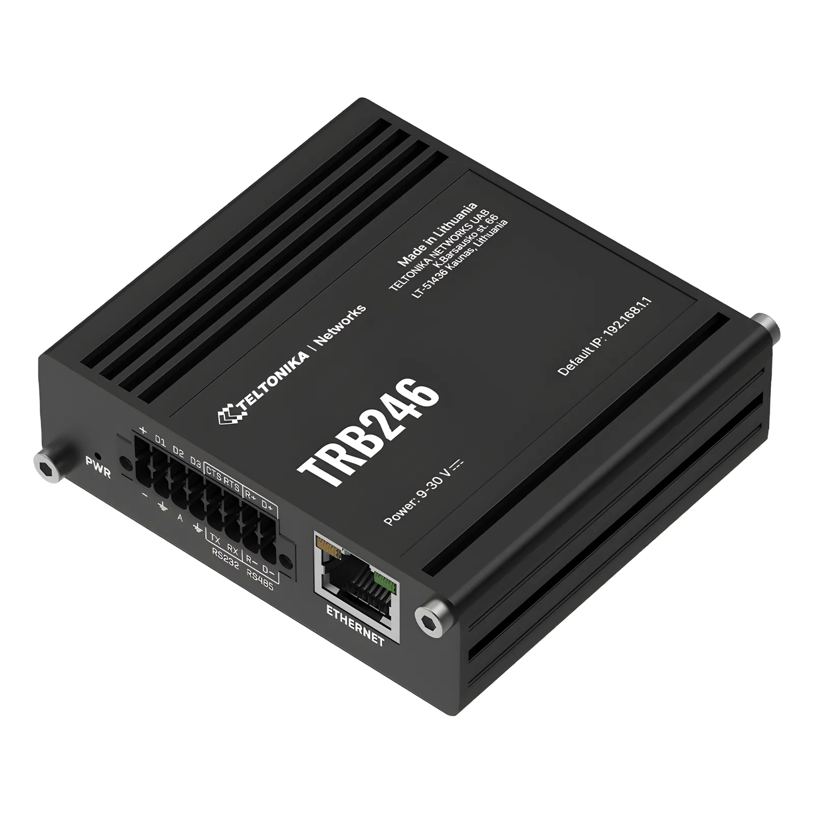 Gateway IoT Industrial/ Doble SIM 4G/ conexión RS232-RS485/ 1 Puerto configurable LAN-WAN