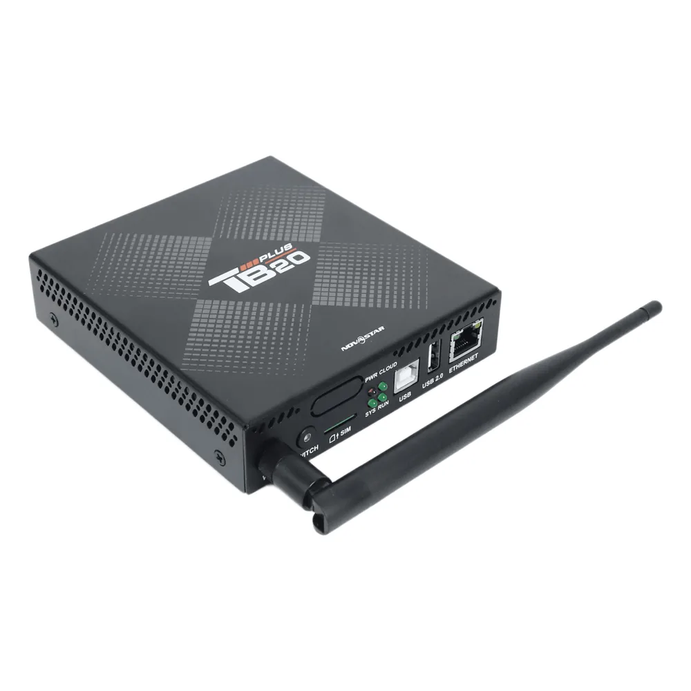 NovaStar TB20 Plus / Reproductor Multimedia / Videowall LED 650K Píxeles / 4K H.265 / Android 10 / Wi-Fi + Ethernet Gigabit / 2GB RAM 32GB / Audio Estéreo / IP20
