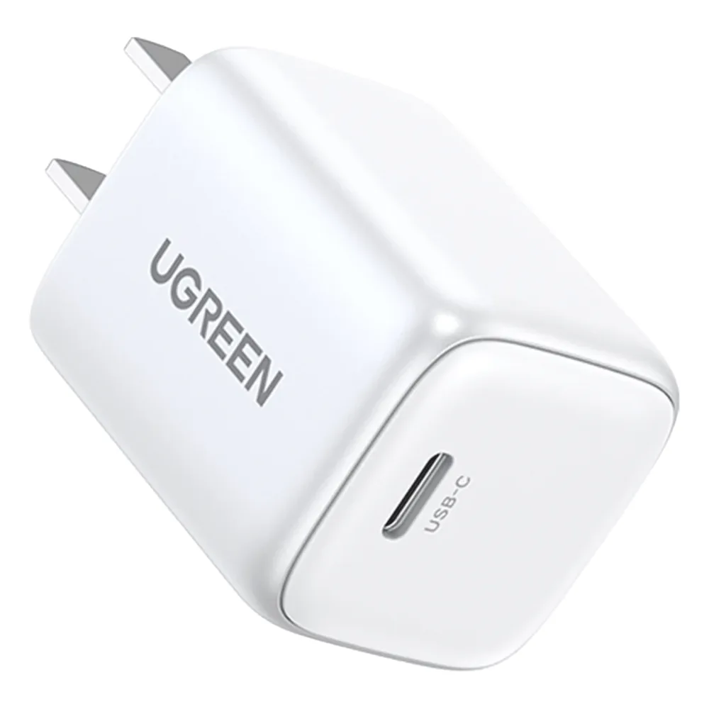 Cargador Mini de 30W serie Nexode | 1 USB-C de Carga Rápida | Tecnología GaN II | Power Delivery 3.0 | Quick Charge 4.0 | Carga Inteligente | Múltiple Protección | Mayor Eficiencia Energética | Color Blanco.