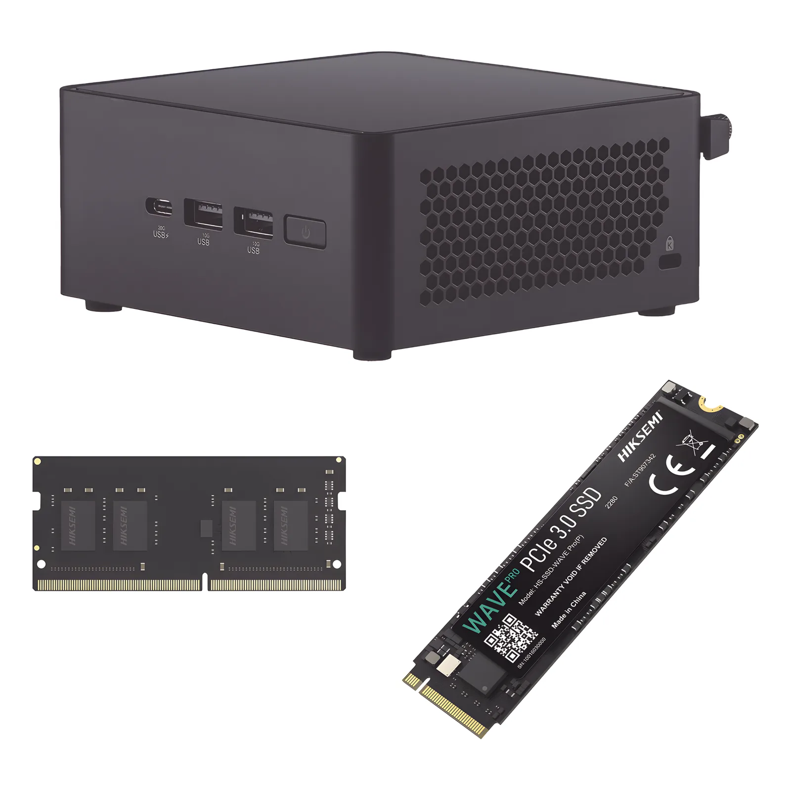 ASUS NUC KIT / ESTACION DE TRABAJO / CORE 3- 100U / RAM 16GB / SSD 256 GB