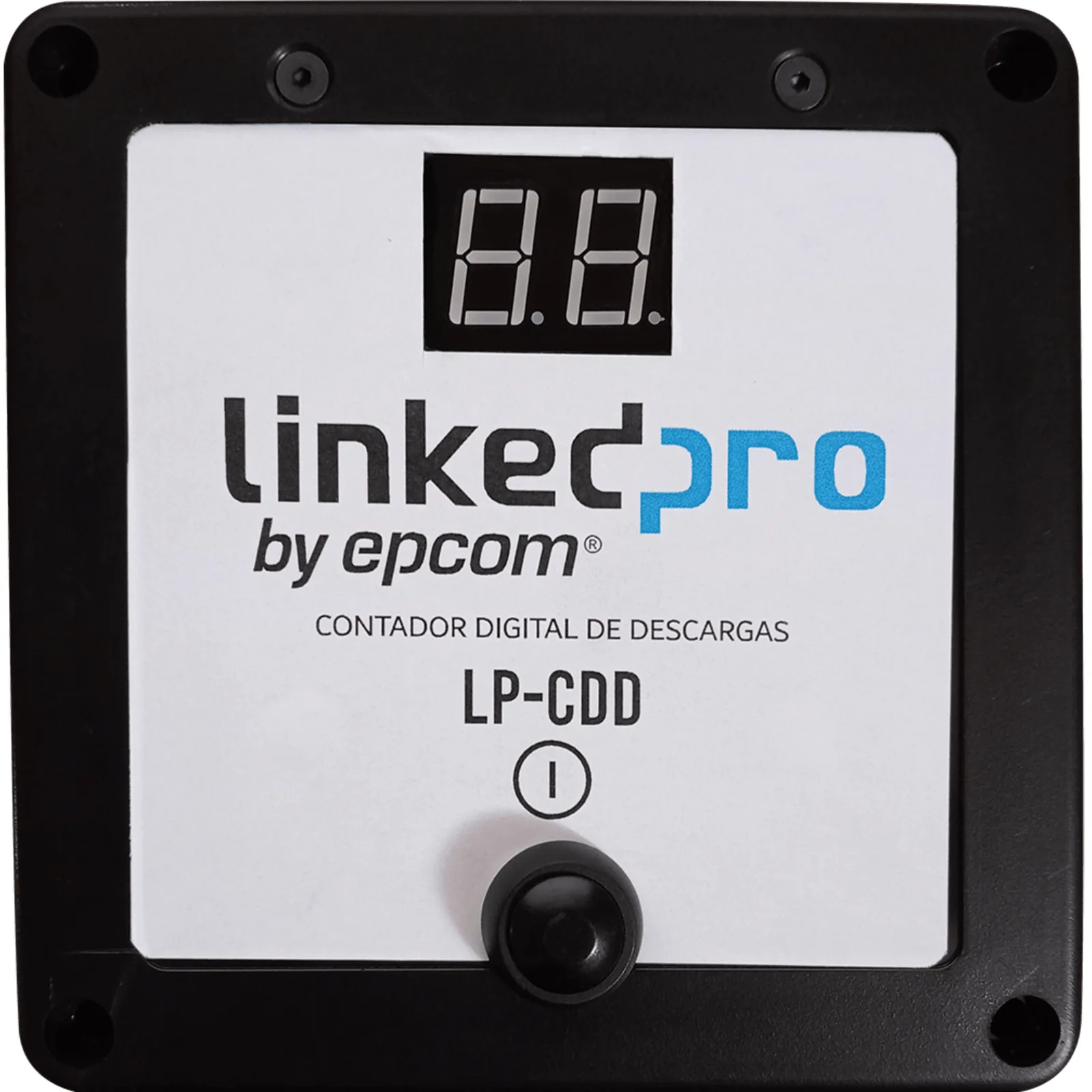 Contador Digital Descargas Atmosféricas / Pantalla Digital / IP65 Exterior / Batería 3V / Rango -20°C a 60°C / 120x120x60 mm (4.7x4.7x2.4 in)