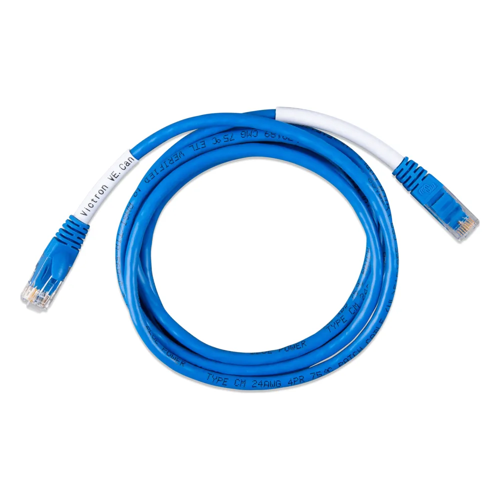 Cable Comunicación VE.Can tipo B para Programación de Victron con Baterías Epever de 5 m