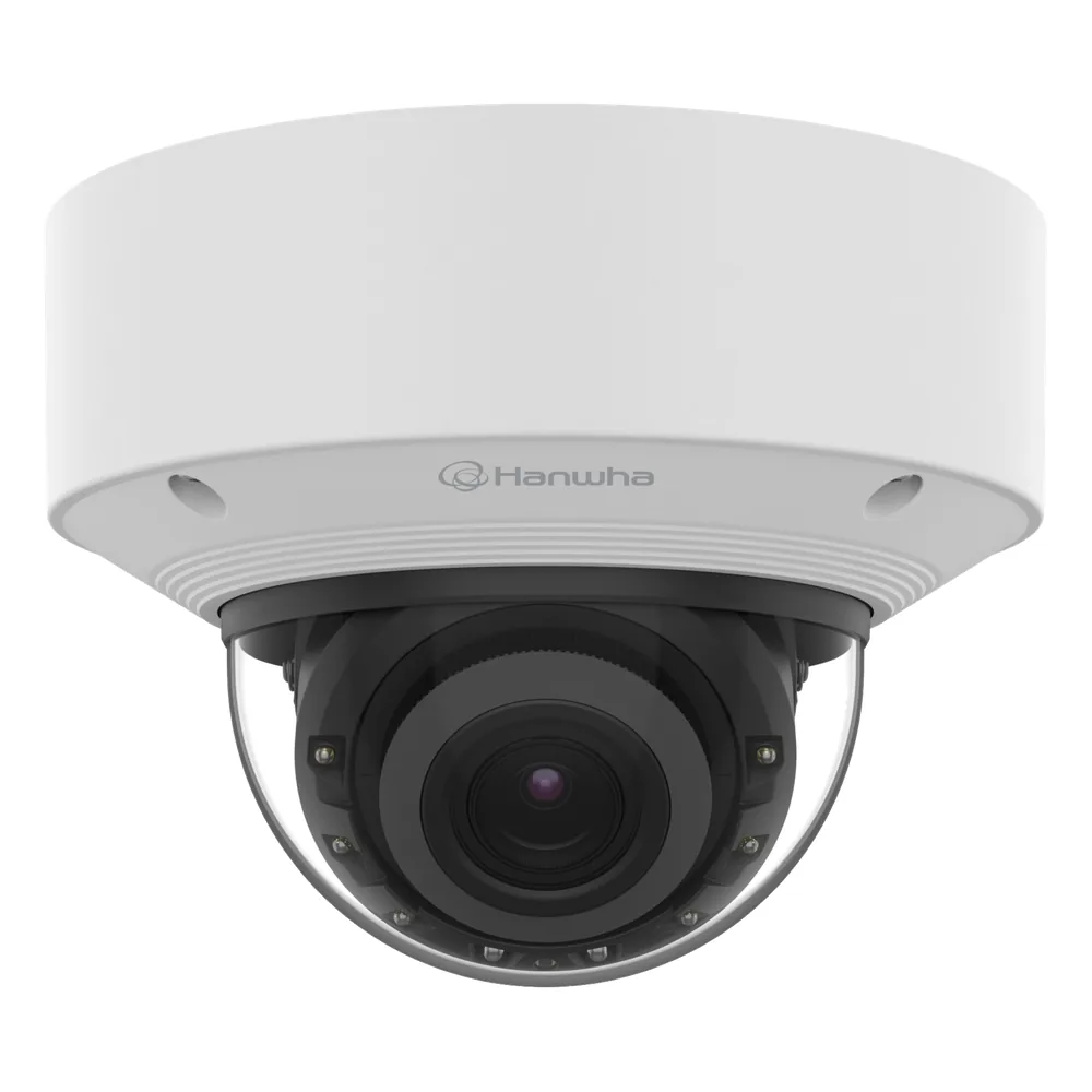 Cámara Domo 4K con IA, Antivandalica / Lente Motorizado de 4.4 a 9.3mm / P-Iris, WDR 120dB / Ranura SD / Conteo de personas y Vehiculos