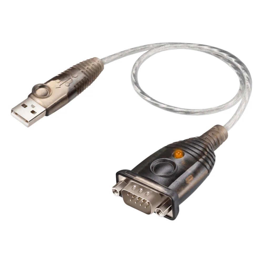Adaptador USB a RS-232 | 35 cm o 1 m | Hasta 921.6 Kbps | Compatible con Windows, Mac y Linux | Anti-EMI | USB 2.0 | DB-9
