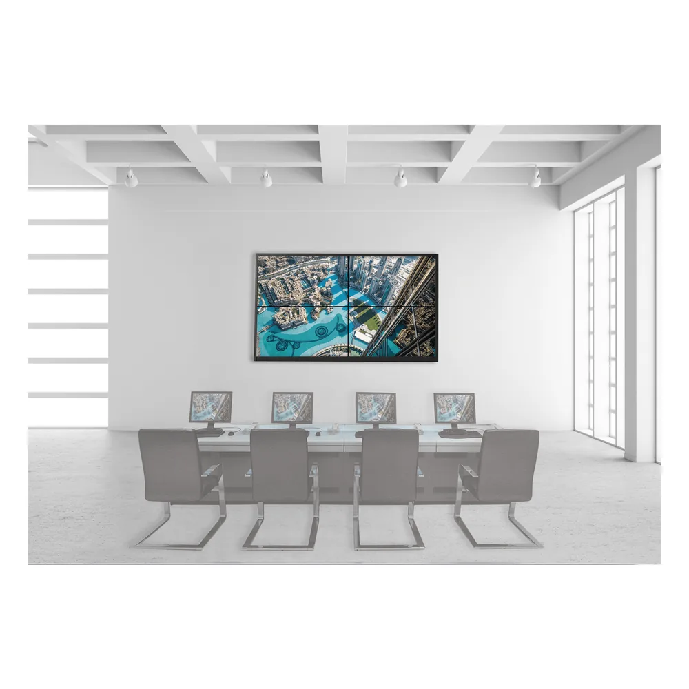 Kit Videowall 2X2 / Incluye 4 Pantallas de 55" / Decoder / Base de Pared / Accesorios de Instalación